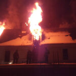 roof on fire