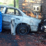 firefighters investigating